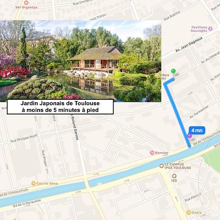 Le Saint Eloi - Studio Avec Parking Toulouse Centre Apartment Exterior photo